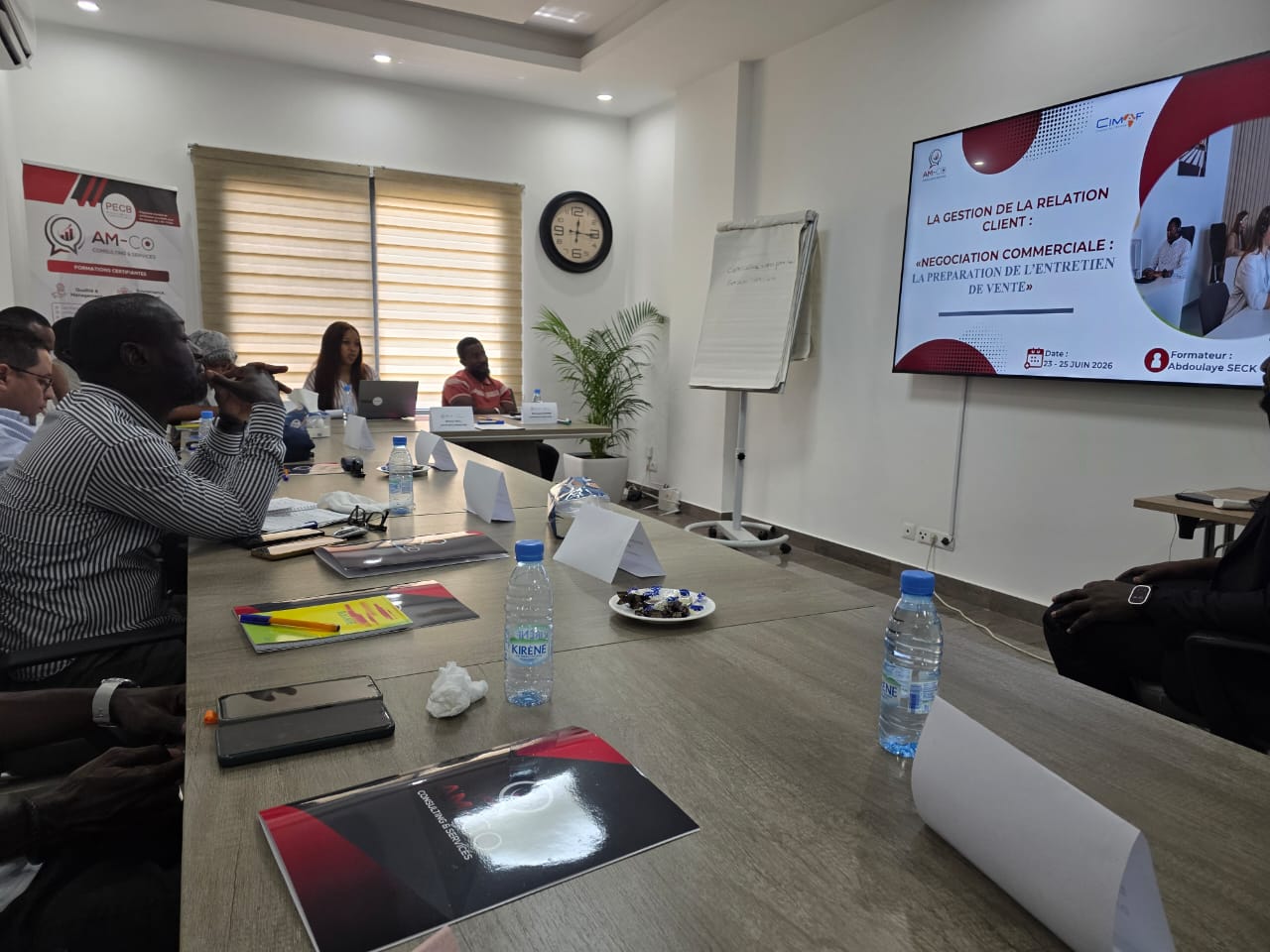 Formation négociation commerciale CIMAF Sénégal
