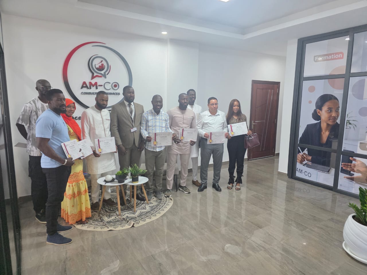 Remise de certificats formation CIMAF Sénégal